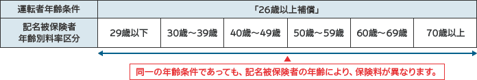 記名被保険者年齢区分