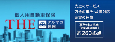 個人用自動車保険「THEクルマの保険」