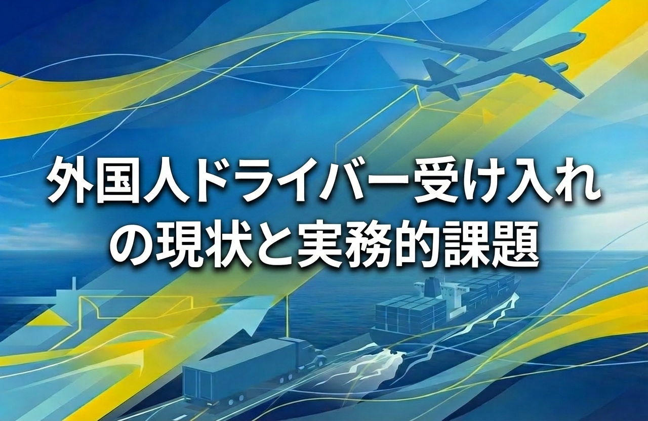 外国人ドライバー受け入れの現状と実務的課題