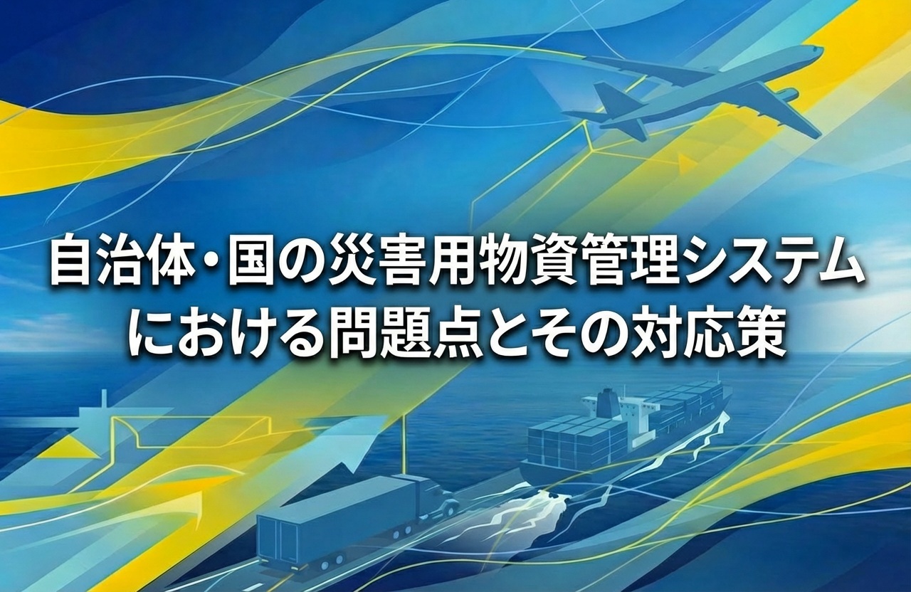 自治体・国の災害用物資管理システムにおける問題点とその対応策