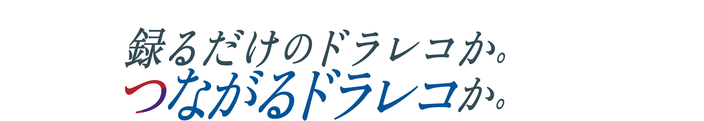 録るだけのドラレコか。つながるドラレコか。
