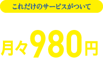 特約保険料 月々980円